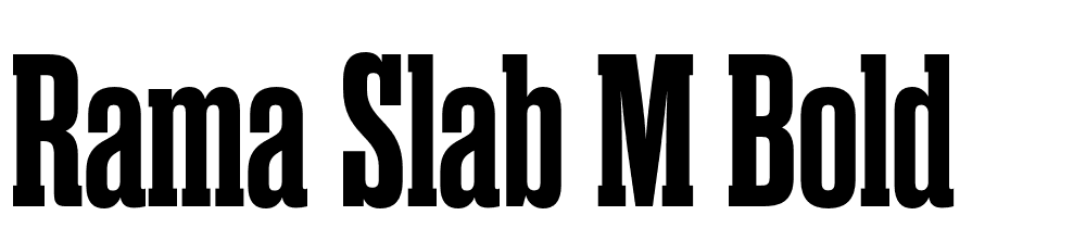 Rama-Slab-M-Bold font family download free