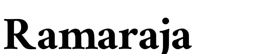 Ramaraja font family download free