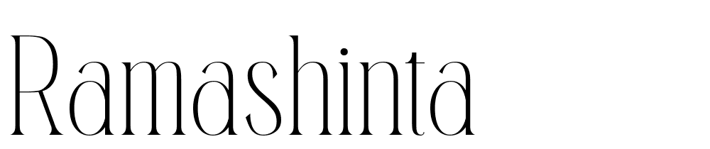 ramashinta font family download free