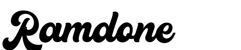 Ramdone font family download free