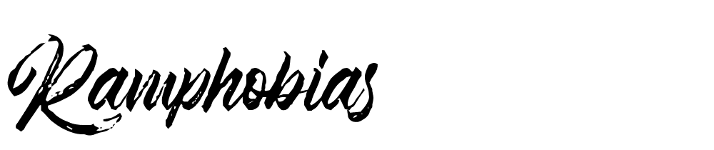 Ramphobias font family download free