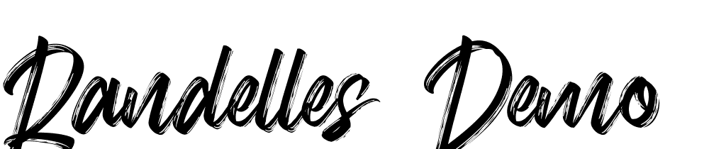 Randelles-Demo font family download free