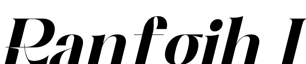 Ranfgih-Italic font family download free