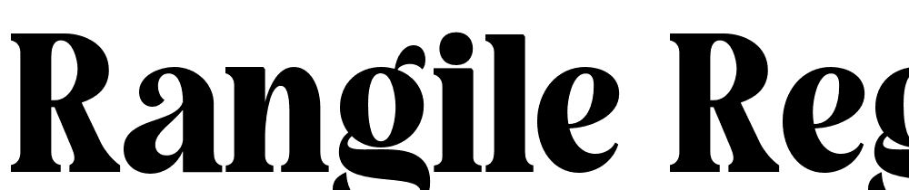 Rangile-Regular font family download free