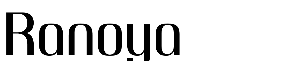 Ranoya font family download free