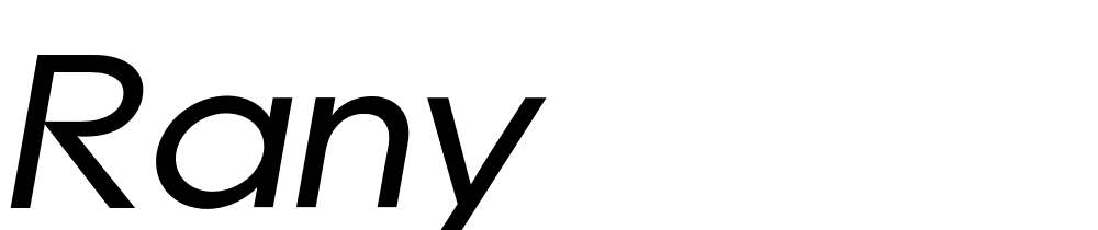 rany font family download free