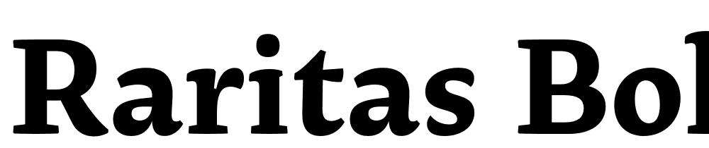 Raritas-Bold font family download free