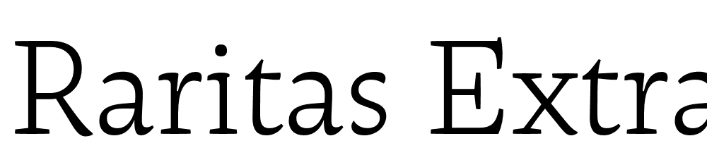 Raritas-ExtraLight font family download free