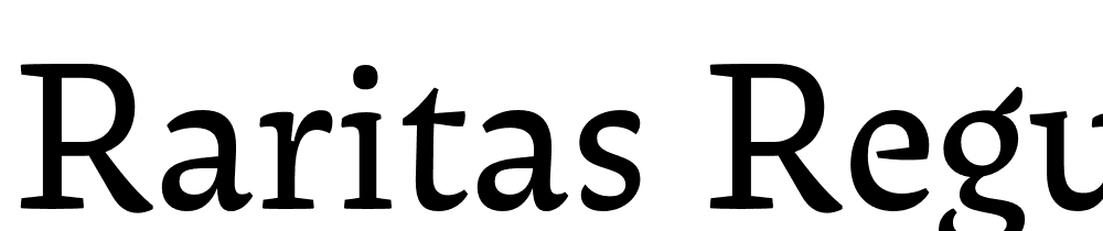 Raritas-Regular font family download free