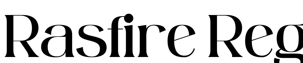 Rasfire-Regular-Personal-Use font family download free