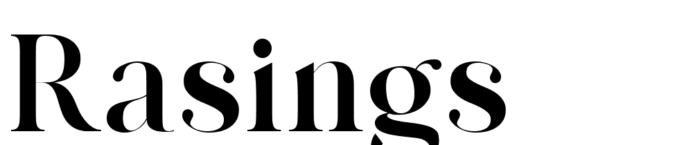 rasings font family download free