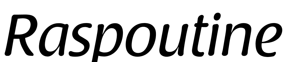 raspoutine font family download free