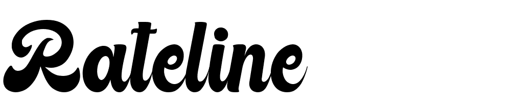 Rateline font family download free