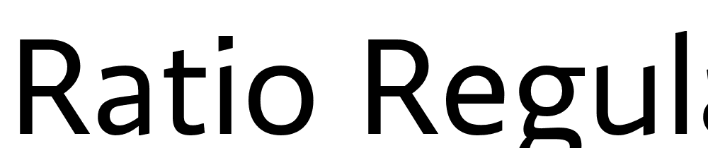 Ratio-Regular font family download free