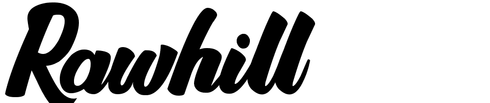 Rawhill font family download free