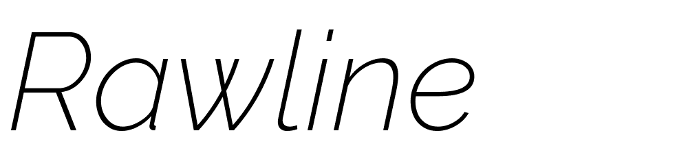 rawline font family download free