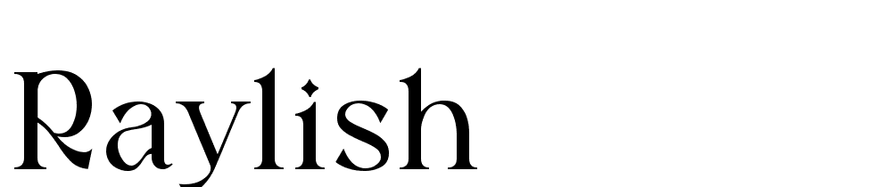 Raylish font family download free