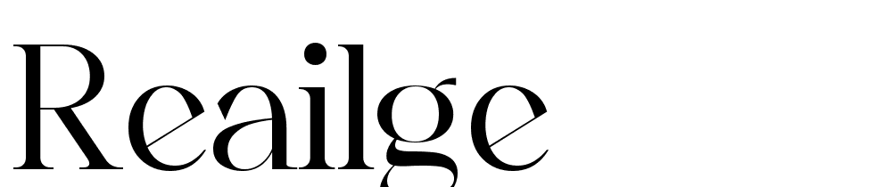 reailge font family download free