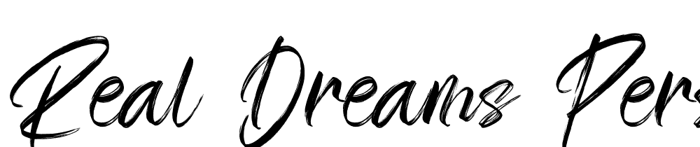 Real-Dreams-Personal-Use font family download free