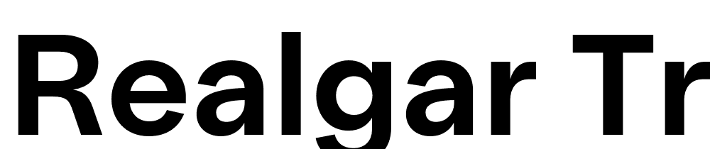 realgar-trial font family download free