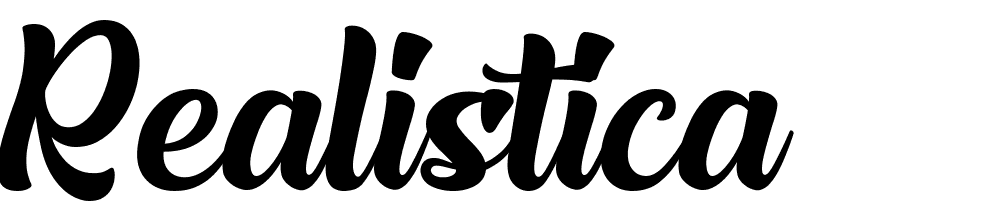 Realistica font family download free