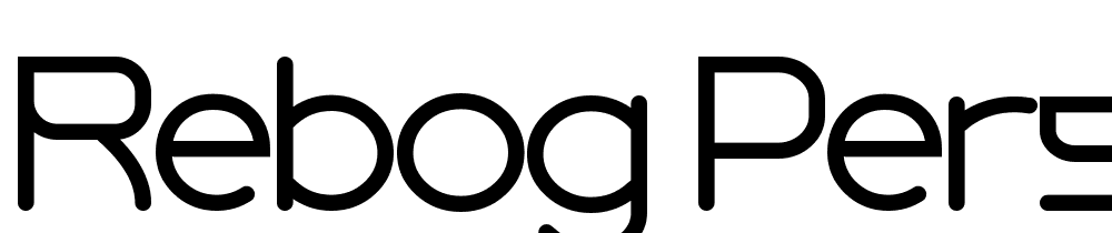 REBOG-Personal-Use font family download free