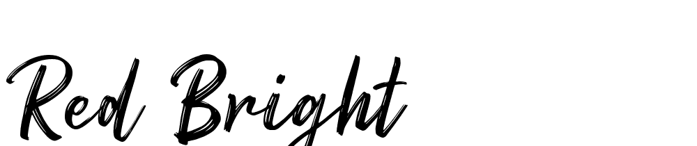 Red Bright font family download free