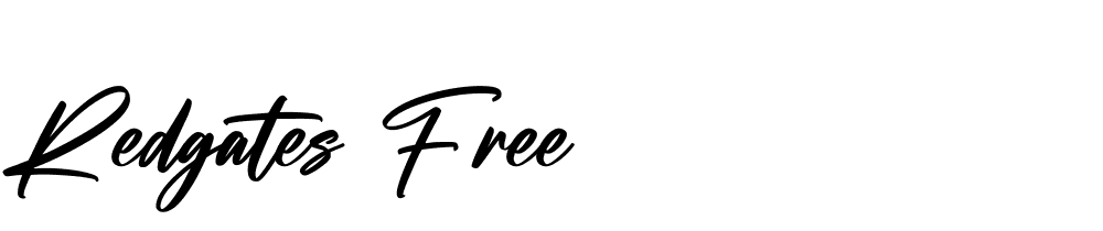 Redgates Free font family download free