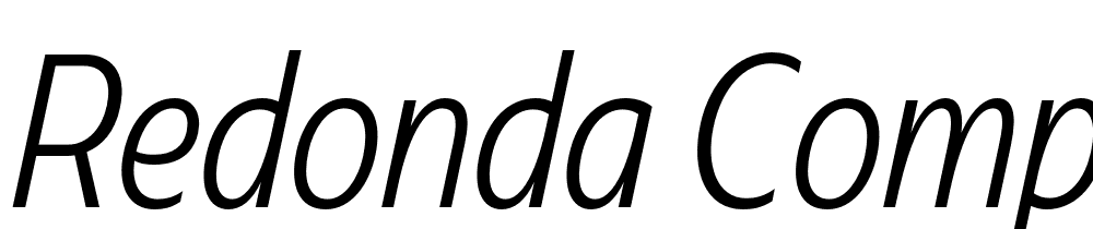 Redonda-Compressed-Light-Italic font family download free