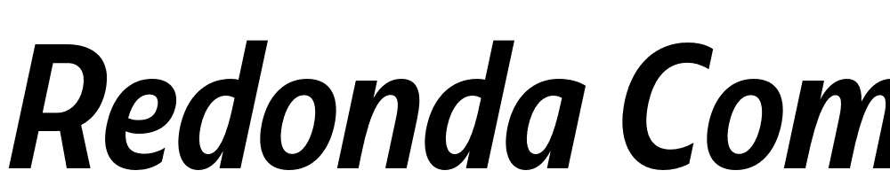 Redonda-Compressed-Medium-Italic font family download free