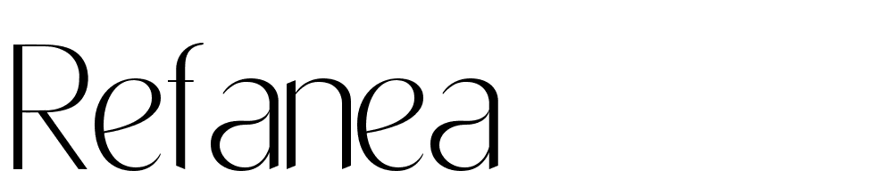 refanea font family download free