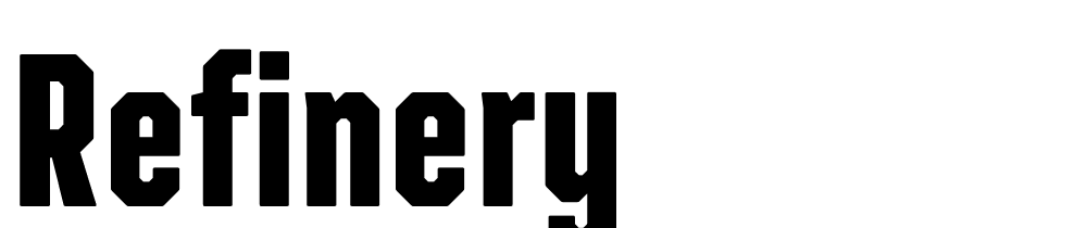 Refinery font family download free