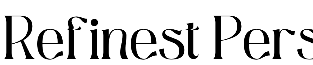 Refinest-Personal-Ue font family download free