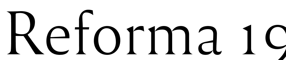 Reforma-1918-Blanca font family download free