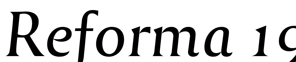 Reforma-1918-Gris-Italica font family download free