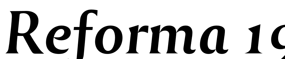 Reforma-1918-Negra-Italica font family download free