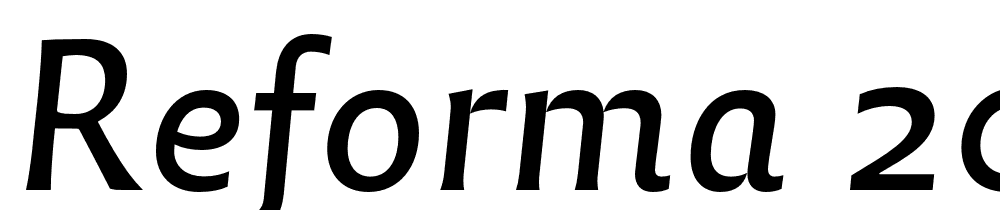 Reforma-2018-Gris-Italica font family download free