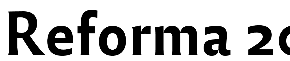 Reforma-2018-Negra font family download free