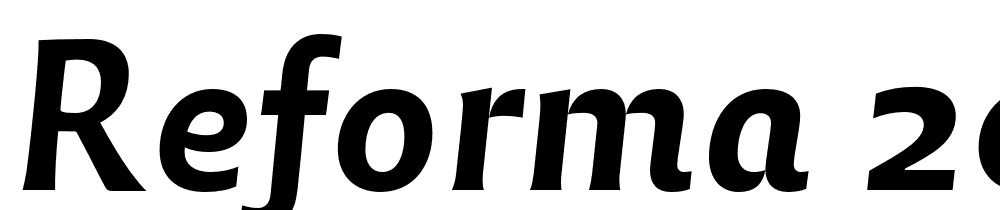 Reforma-2018-Negra-Italica font family download free