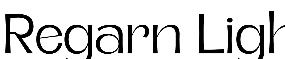 Regarn-Light font family download free