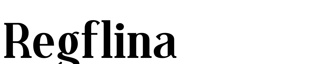 regflina font family download free