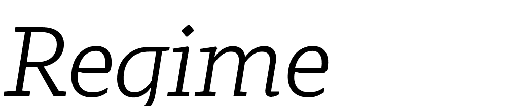 Regime font family download free