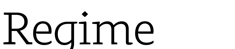 Regime font family download free