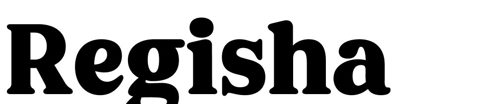 Regisha font family download free