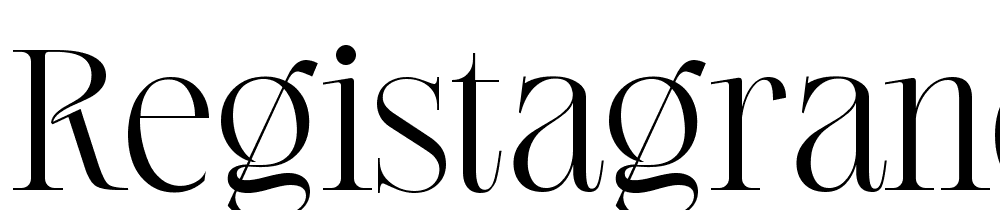 RegistaGrande-Regular font family download free