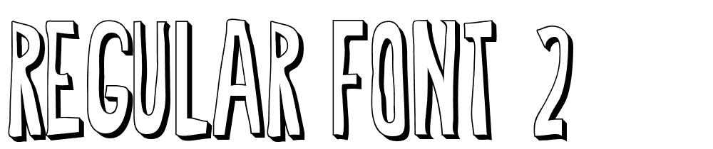 Regular-Font-2 font family download free