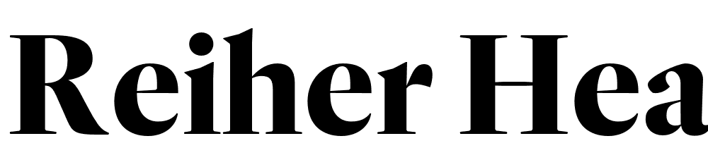 Reiher-Headline-Bold font family download free