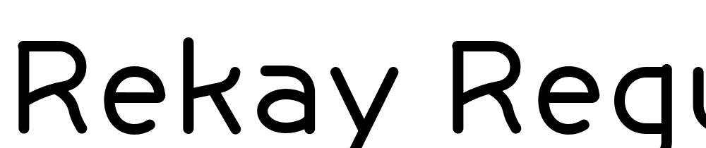 Rekay-Regular font family download free