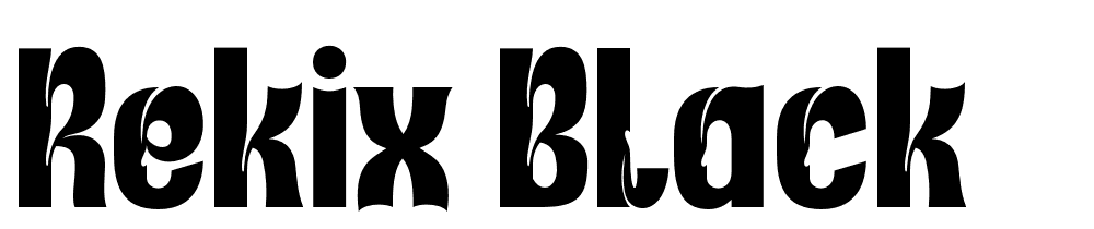 rekix-black font family download free