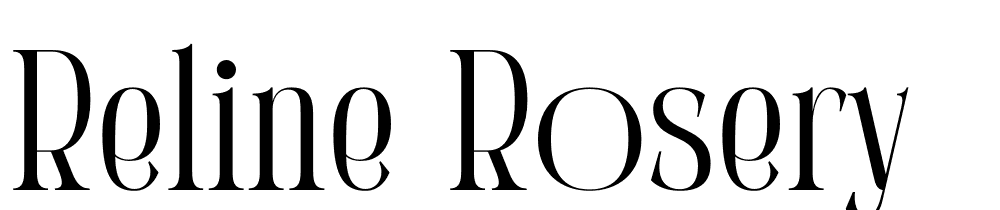 reline-rosery font family download free